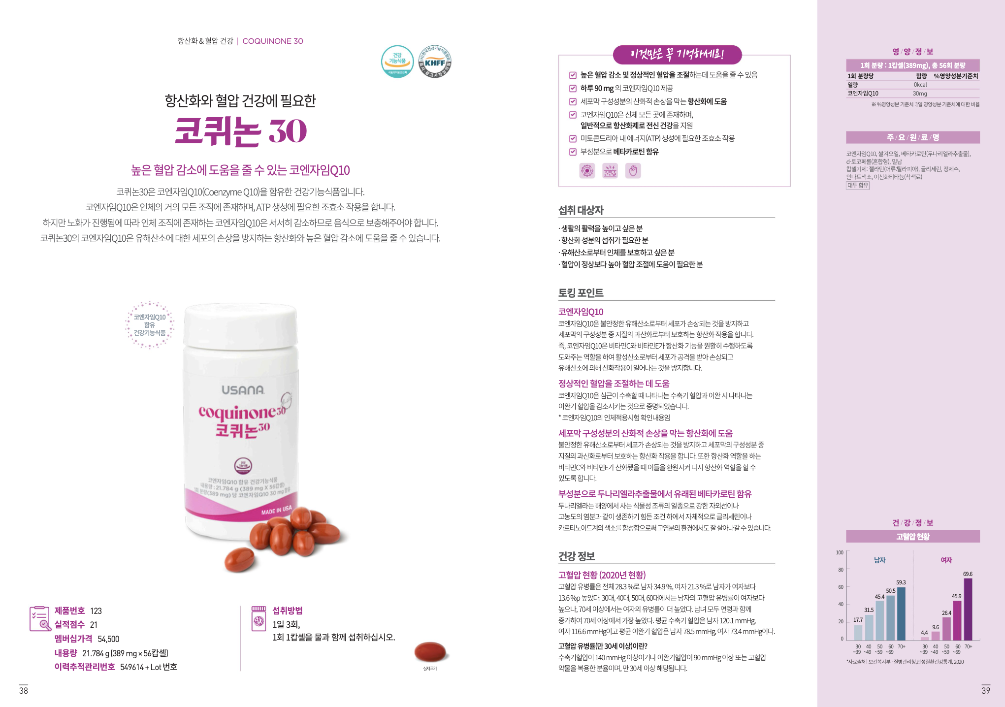 코퀴논 30 공식 브로셔