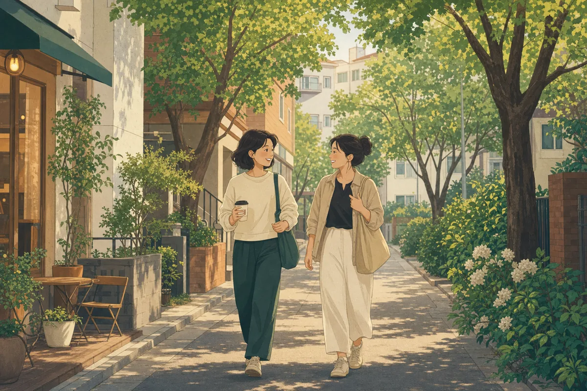 지금 전하고 싶은 이야기을 표현한 일상 일러스트