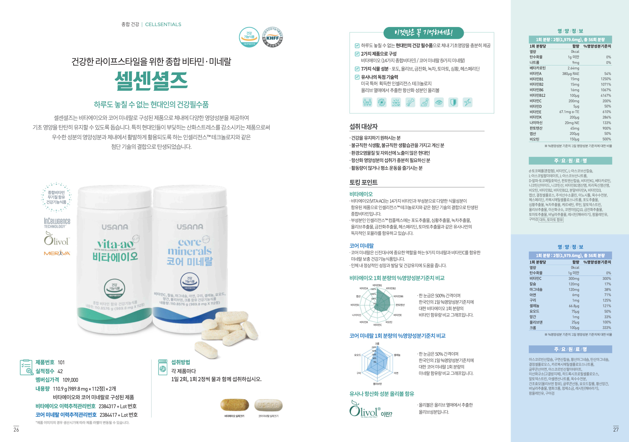 셀센셜즈 (CellSentials) 공식 브로셔