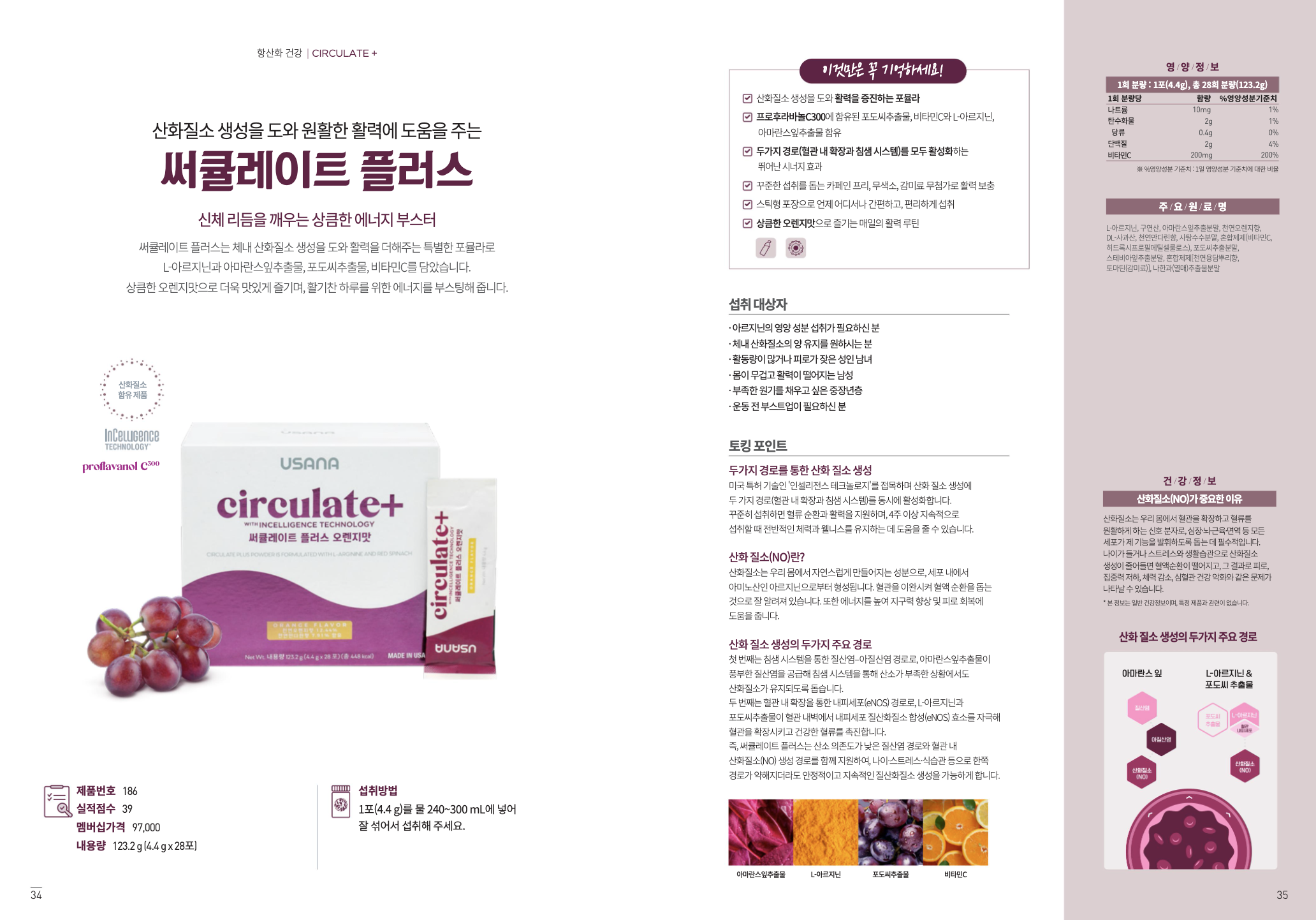 써큘레이트 플러스 공식 브로셔